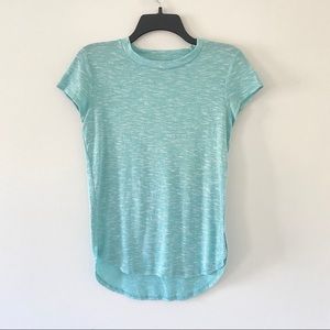 Love Fire Girls 16 Blue & White Short Sleeve Shirt